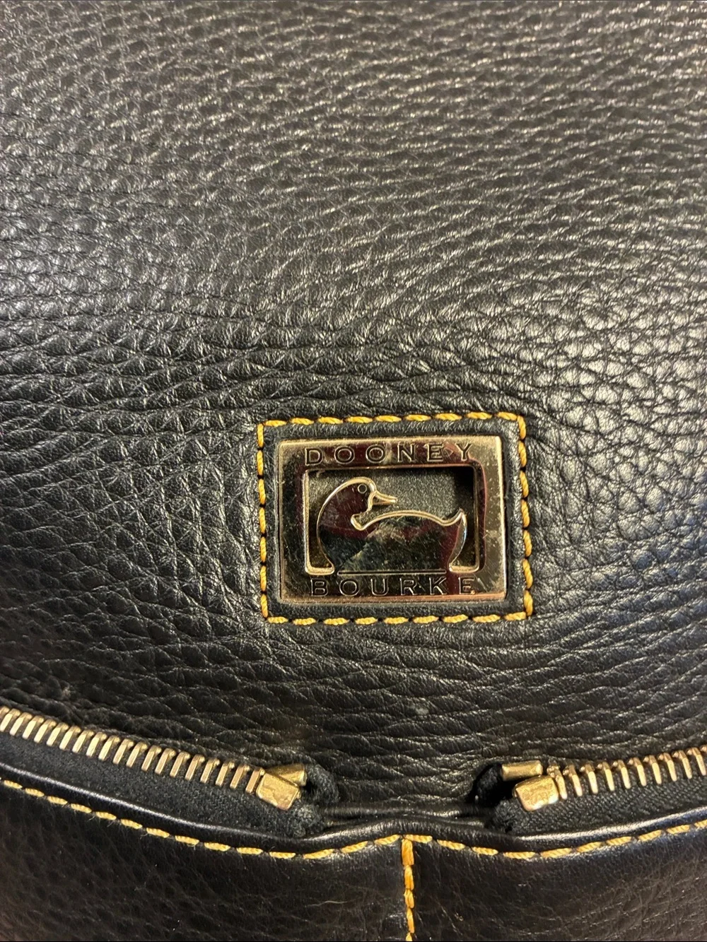 Genuine Vintage Dooney & Bourke Dillen HOBO XL Black Leather